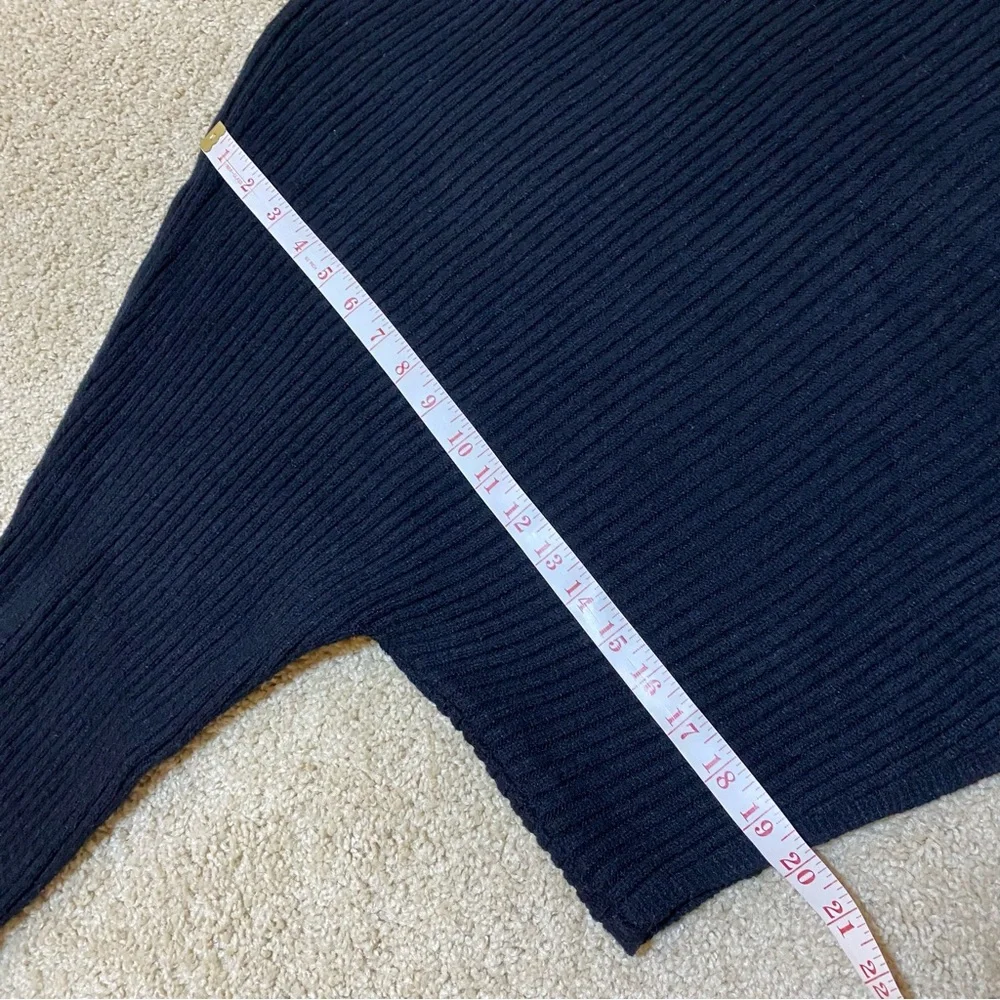 Anthropologie Oversized Slouchy Knit Pullover Sweater Chunky Asymmetric Size XL - Picture 5 of 9